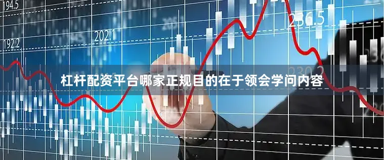 杠杆配资平台哪家正规目的在于领会学问内容